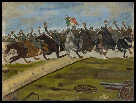 ITALIA, Regno
Carica di cavalleria, 1919