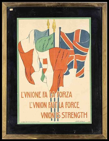 ITALIA, Regno
Manifesto propagandistico Grande Guerra