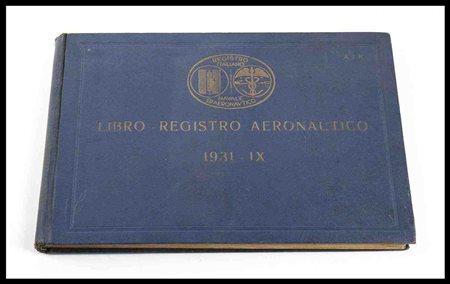 ITALIA, Regno
Registro Aeronautico, 1931