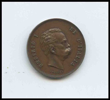 ITALIA, Regno
Medaglia commemorativa Vittorio Emanuele II ai collaboratori