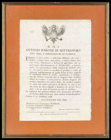 ITALIA, Regno

Editto di Padova