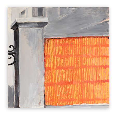 AUTORI VARI Senza Titolo, 1971 Tecnica mista su tela cm 95x95 Etichetta...