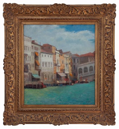Oscar Eredi Portomaggiore (FE) 1901 - Milano 1953 Veduta di Venezia 