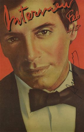 Andy Warhol (1928 - 1987) INTERVIEW, STEVE RUBELL pennafeltro su copertina...