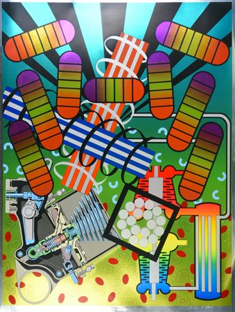 Peter Phillips SENZA TITOLO, 1972 serigrafia, cm 87x67; es. 33/100 firma,...