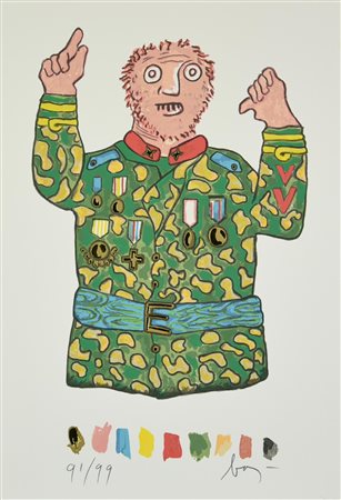 Enrico Baj (1924 - 2003) LA VISITA, 1992/1994...