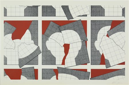 Angelo Cagnone (1941) SENZA TITOLO litografia, cm 44x56; es. 5/125 firma e...