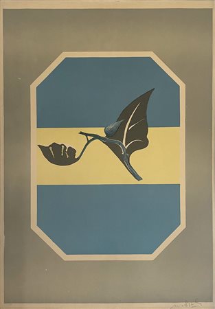 Carlo Mattioli (1911 - 1994) SENZA TITOLO litografia, cm 70x50; es. 14/100...