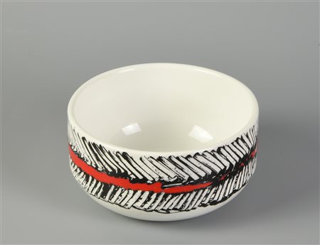 Emilio Scanavino (1922 - 1986) SENZA TITOLO ceramica smaltata, altezza cm 7,...