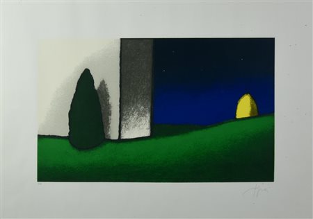 Tino Stefanoni (1937 - 2017) SENZA TITOLO serigrafia, cm 50x70; es. p.a....