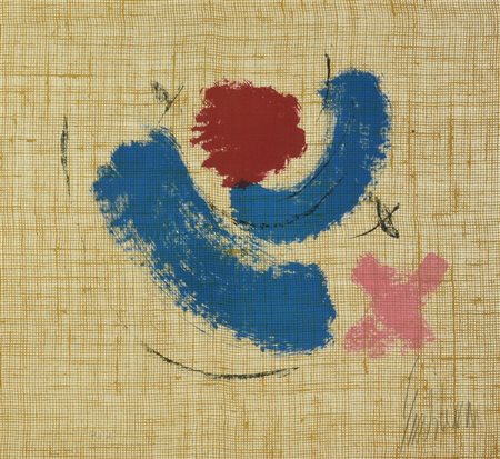 Salvatore Emblema (1929 - 2006) SENZA TITOLO serigrafia, cm 47x52; es. p.a....