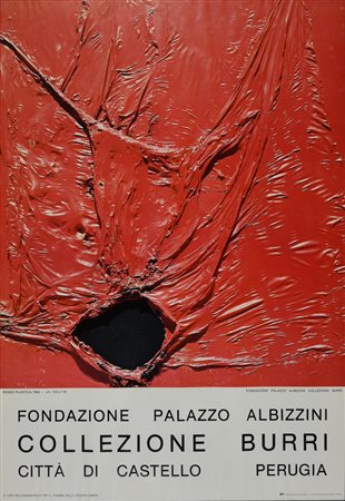 MANIFESTO COLLEZIONE BURRI stampa tipografica, cm 100x68 Manifesto della...