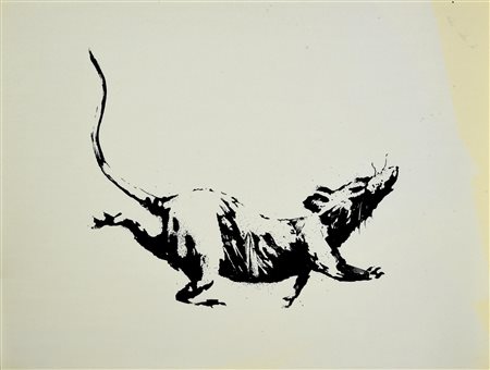 Banksy (1974) RAT. GROSS DOMESTIC PRODUCT serigrafia, cm 38x50 Edita da Gross...