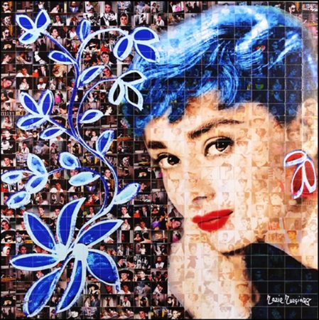 MURGIA MARIA Sassari 1935 "Omaggio a Audrey Hepburn"