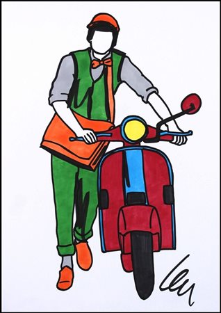 LODOLA MARCO Dorno 1955 "Senza titolo"