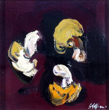 ALFIERI ATTILIO (Loreto 1904 - Milano 1992) "Funghi" 1970 Olio su tela cm. H:...