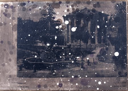 PIGNATELLI LUCA (Milano 1962) "Tempio di Vesta" 2001 Olio su tela cm. H:...