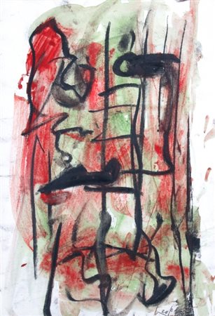 VEDOVA EMILIO (Venezia 1919 - Venezia 2006) "Senza titolo" 1990 Tecnica mista...