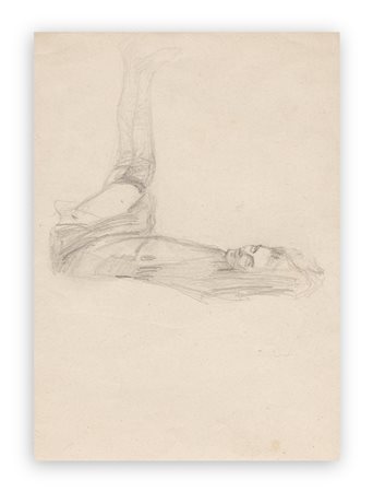 LUIGI BONAZZA (1877-1965) - Donna sdraiata che solleva le gambe, ca. 1910