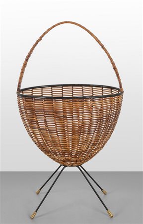 UN CESTINO DA LAVORO, anni '50. <br>Tondino di 