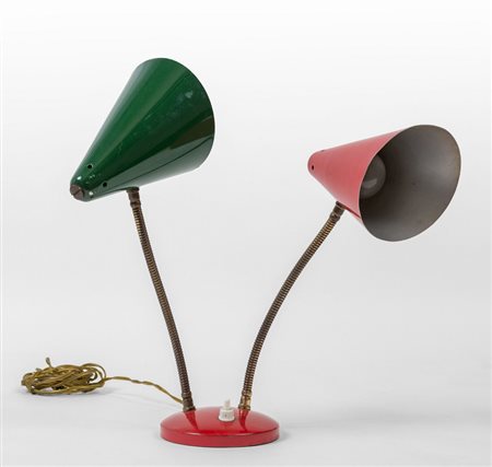  UNA LAMPADA DA TAVOLO O DA PARETE, anni '50. 