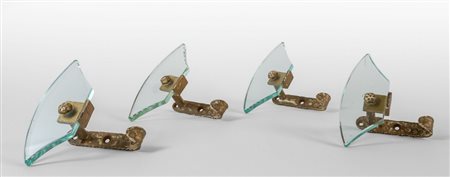 QUATTRO APPENDIABITI DA PARETE, anni '50. 