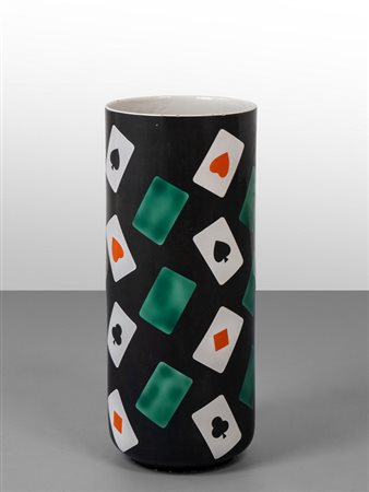 CERAMICHE ROMETTI <br>Un portaombrelli, anni '50. 