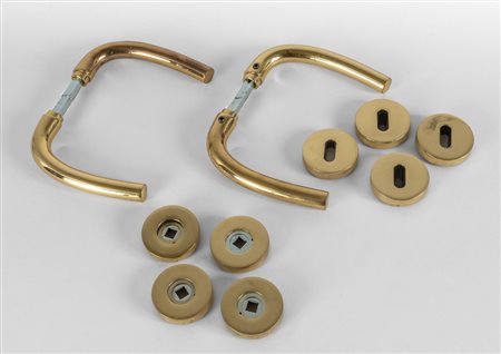 SERGIO ASTI, OLIVARI, 1962. <br>Due coppie di 