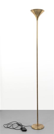 UNA LAMPADA DA TERRA, anni '60. <br>Ottone. 