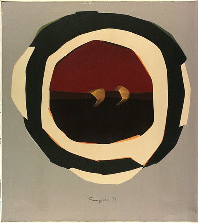 Ambrogio Fumagalli (1915-1998) Mani della Salvezza, 1978 Olio su tela cm...