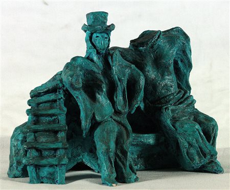 Valerio Toninelli (1951) Senza titolo Scultura in terracotta cm 17x23x12...