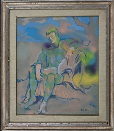 Simeoni Senza titolo, 1981 Acrilico su tela cm 60x50 Firma in basso a destra