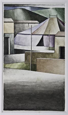 Marcello Scuffi (1948) Senza titolo, 2009 Acquarello su cartoncino cm 48x28...