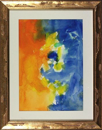 Antonio Corpora (1909-2004) Temporale a Marsala, 1994 Acquarello su carta cm...