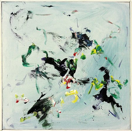 Ernesto Treccani (1920-2009) Fiori di Sicilia, 1975 Acrilico su tela cm 50x50...