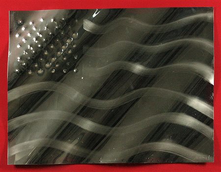 Angelo Brescianini (1948-2016) Senza titolo Spari di fucile su lamiera cm...