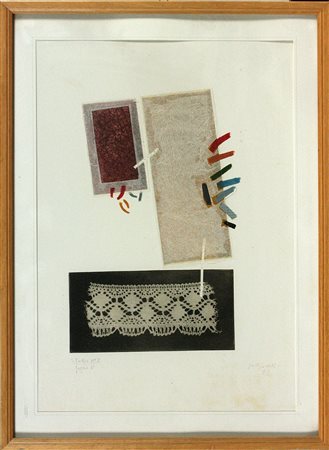 Antonio Papasso (1932-2014) Studio n.2 foglio n.3, 1992 Papier froissés cm...