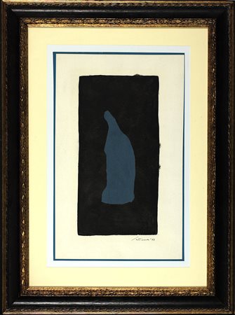 Giuseppe Santomaso (1907-1990) Senza titolo, 1977 Tempera, Collage e mista su...