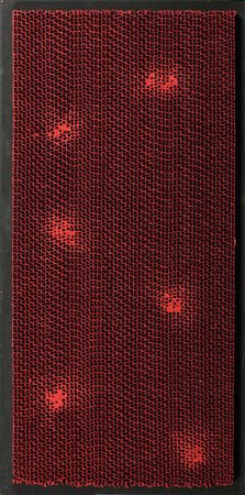 Bernard Aubertin (1934-2015) Alvéoles, 1990 cartone dipinto su tavola cm...