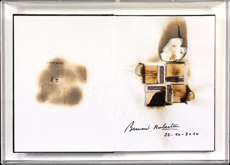 Bernard Aubertin (1934-2015) Dessin de feu, 2010 Libro bruciato - Rosenberg...