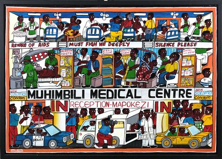 Maurus Michael Malikita (1967) Muhimbili Medical Center Tecnica mista su tela...
