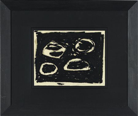 Jannis Kounellis (1936-2017) Senza titolo, 1996 Tecnica mista su carta cm...