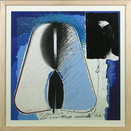 Michele Zaza (1948) Il centro ritrovato, Il centro inziale, 1999 Tecnica...