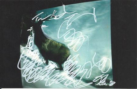 Mario Schifano (1934-1998) Senza titolo, 1990/1995 Tecnica mista su foto cm...