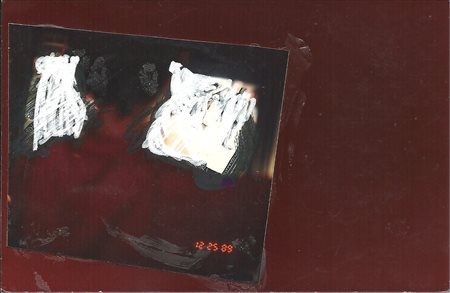 Mario Schifano (1934-1998) Senza titolo, 1990/1995 Tecnica mista su foto cm...