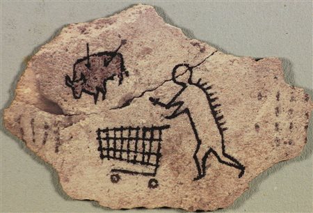 Banksy (1974) Peckham Rock, replica, 2005 Serigrafia su tavola, open edition...