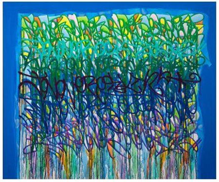 JONONE (né en 1963) Vida Loca Bang-Bang, 2010, Paris Acrylique sur toile,...