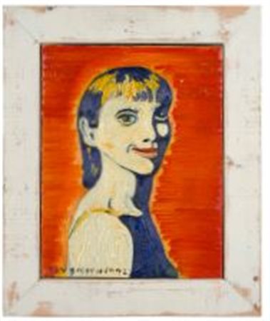 RAY SMITH (né en 1959) Sans titre, 1992 Huile sur toile Oil on canvas 51 x 43...