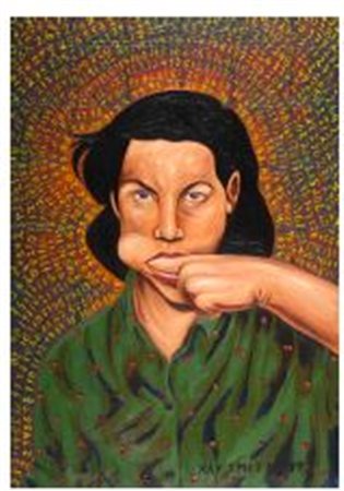 RAY SMITH (né en 1959) Sans titre, 1993 Huile sur toile Oil on canvas 106 x...