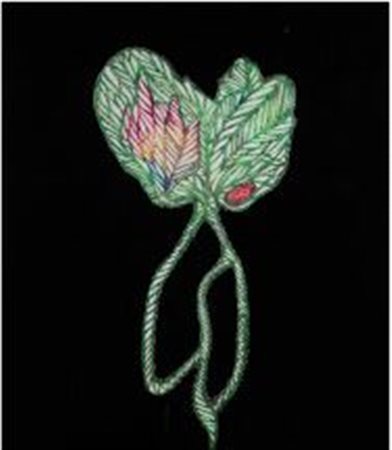 NAOMI BISHOP (née en 1975) Sans titre, c. 2013 Technique mixte et collage...